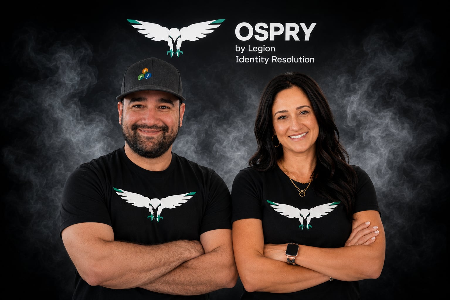 Mario Aldayuz and Sarah Rae Montana, the founders of OSPRY